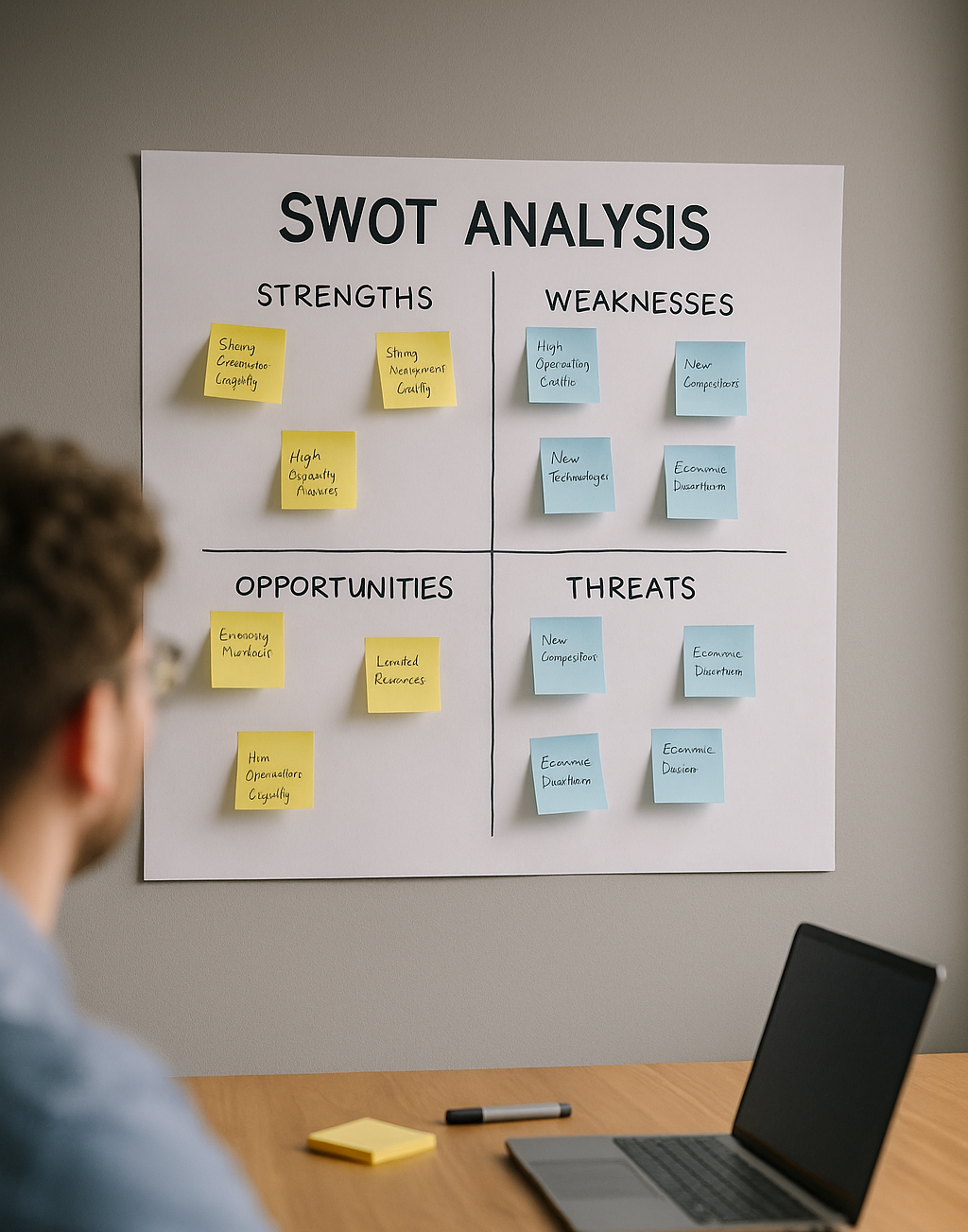Brainstorming SWOT Analysis in Office (1)